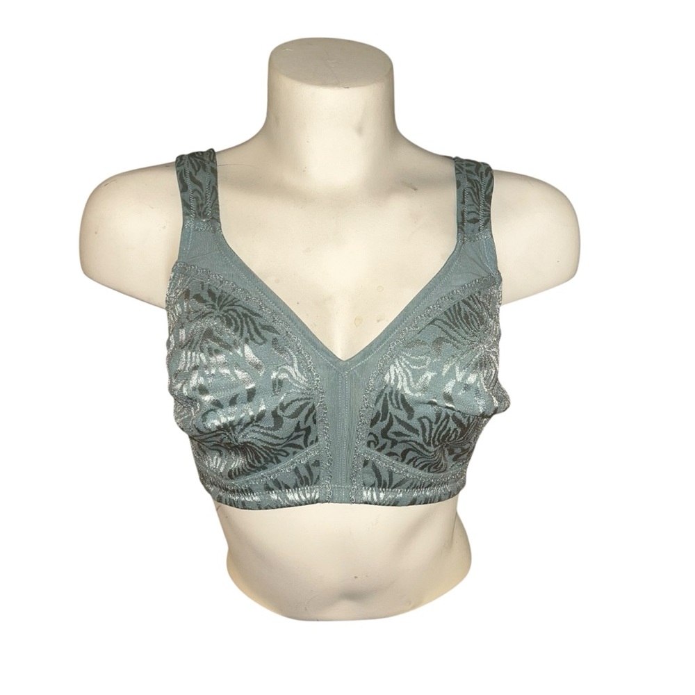 NWT Wingslove Women’s Bra 38D Teal Lace Wireless